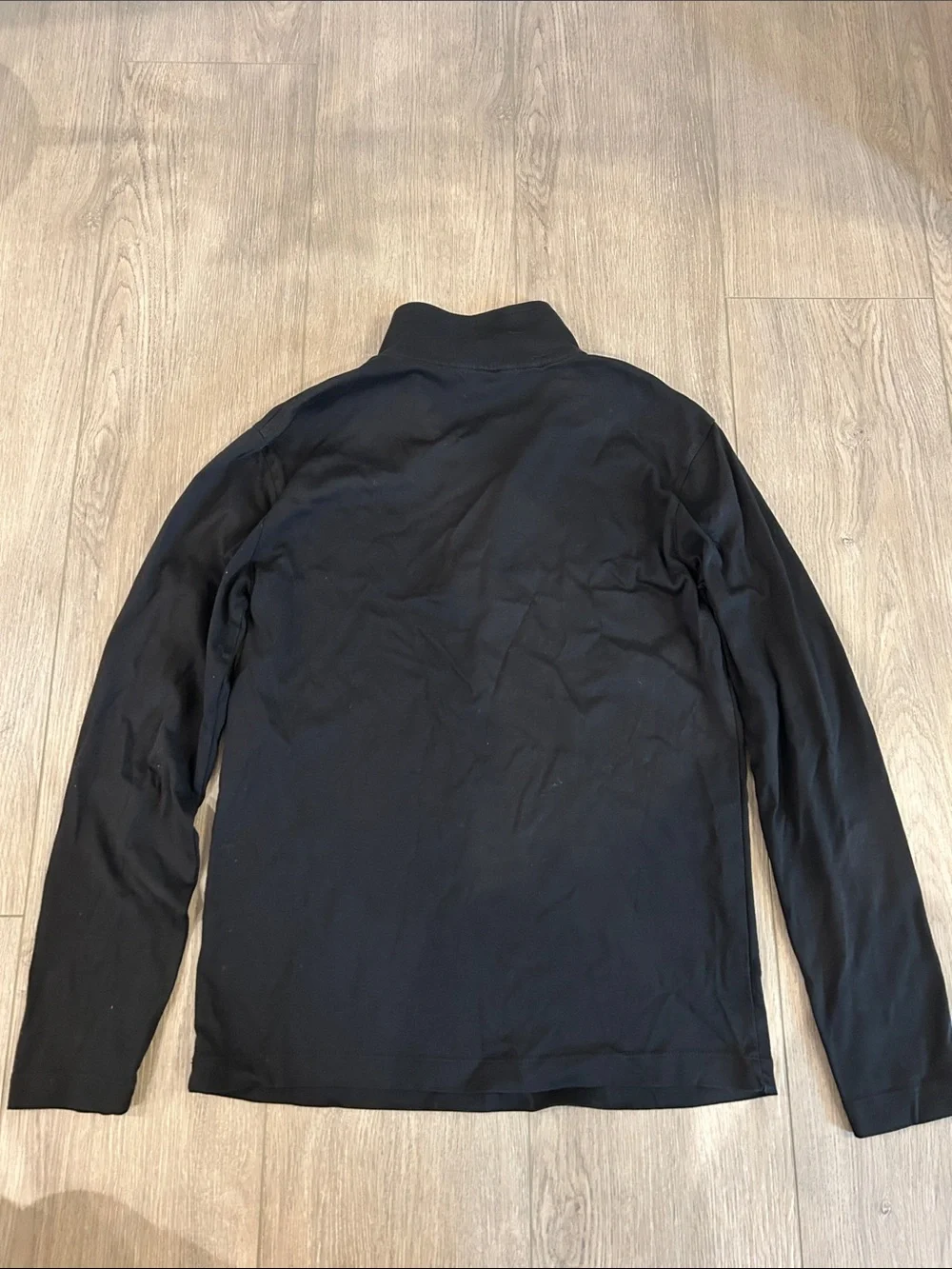 Banana Republic Men's Black Quarter-Zip Luxe Touch Performance Size Small